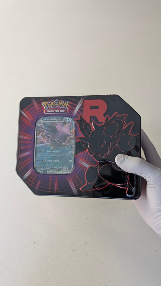 Team Rocket Tin [Team Rocket's Nidoking ex] - Miscellaneous Cards & Products (MCAP)