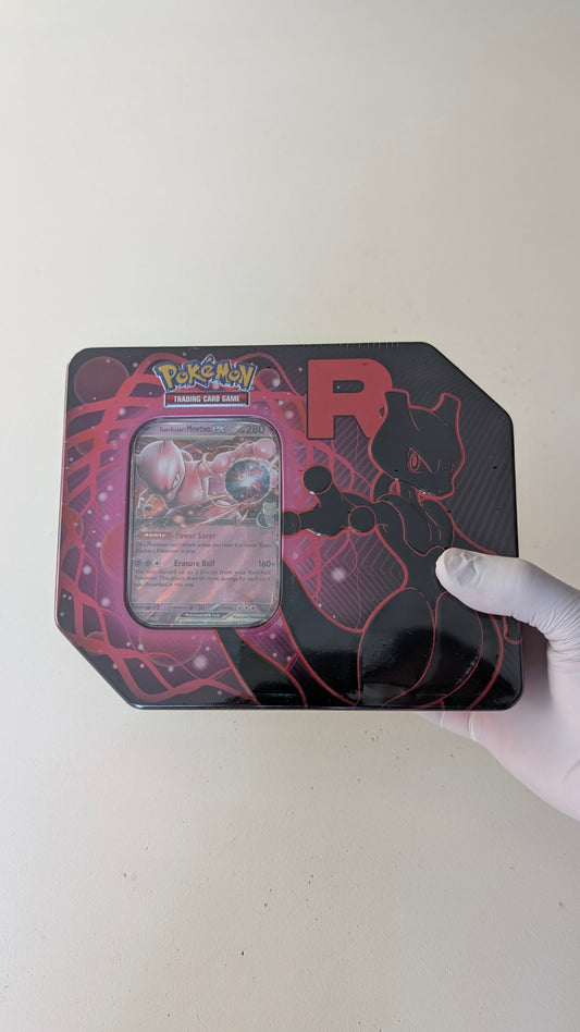 Team Rocket Tin [Team Rocket's Mewtwo ex] - Miscellaneous Cards & Products (MCAP)