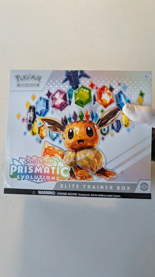 Prismatic Evolutions Elite Trainer Box - SV: Prismatic Evolutions (PRE) w/ SIDE TEAR